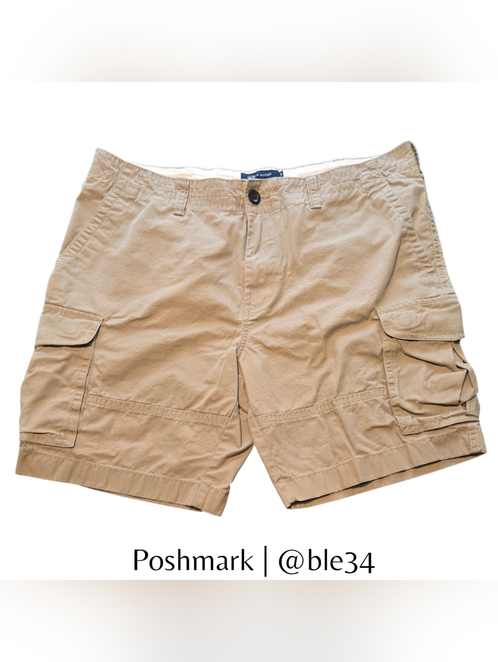 Men's Tommy Hilfiger Khaki Cargo Shorts W/ Pockets